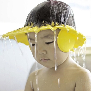 Seguro Champú Ducha Baño Proteger Suave Gorra Sombrero Para Bebé Lavado Escudo De Pelo Bebes Niños