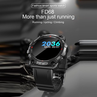 Reloj inteligente baokuan fd68 con bluetooth de 1.3 pulgadas con pantalla curva/presión arterial/oxígeno