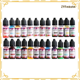 tinta de alcohol de 26 botellas de tinta a base de alcohol para pintura de resina epoxi para arte de resina