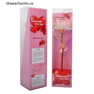 yutin new lover's lighting rose - regalo para el día de san valentín, chapado en oro rosa, flor de san valentín. (5)