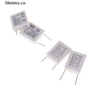 LILEIMO 10pcs 5W 5% 0.1/0.15/0.22/0.5 Ohm Cement Resistor Non-Inductive Resistor BPR56 .