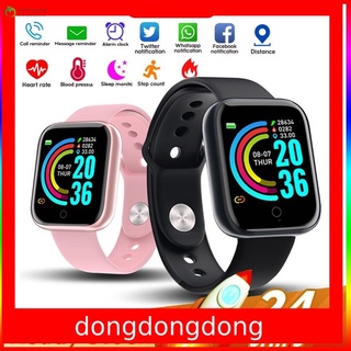 [Y68/D20] reloj inteligente Y68 impermeable Bluetooth deporte SmartWatch Fitness Tracker pulsera para hombres mujeres podómetro frecuencia cardíaca pulsera inteligente