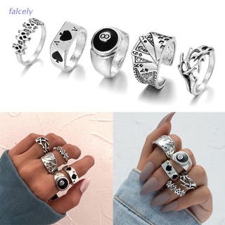 Anillo falso/anillo/anillo De compromiso para hombre con diseño único con 5 piezas
