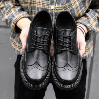 buena calidad de los hombres bullock zapatos de cuero botas derbies de negocios causal oxford zapatos (2)