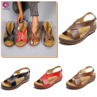 Sandalias ortopédicas para mujer confort Premium Casual sandalia plana para verano al aire libre senderismo caminar