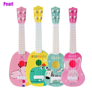 [Pearl] Divertido ukelele instrumento musical niños guitarra montessori juguetes educación (1)