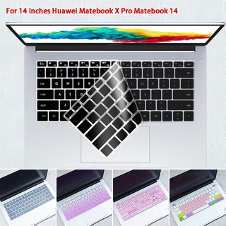 Para Huawei Matebook X Pro Matebook 14 impermeable y a prueba de polvo ultrafina de silicona suave teclado de la cubierta protectora