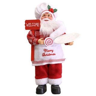 cheriwe Decoração de Natal em pé pose Boneca do Papai Noel Mochila de Natal boneca velho brinquedo Atmosfera festiva cheriwe (5)