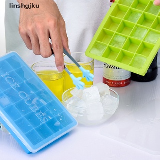 [linshgjku] 24 Ice Cube Tray Food Grade Silicone Ice Cube Maker Mold With Lid For Ice Cream [HOT]