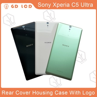 Cubierta trasera para Sony Xperia C5 Ultra E5553 carcasa trasera con logotipo