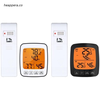 hea digital alarma medidor de temperatura y humedad interior/exterior temperatura medidor de humedad inalámbrico de 3 canales temp.& humedad