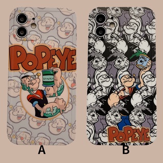 Anime Popeye-Funda Protectora Para Iphone 13 12 11 Pro Max XR X XS 7/8plus