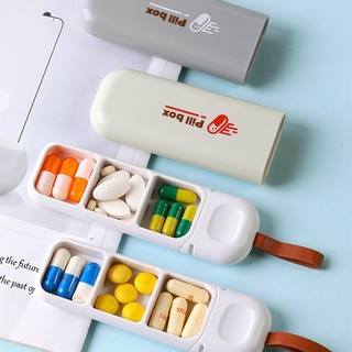 3 rejillas portátil mini dispensador de tabletas caja de pastillas/viaje al aire libre a prueba de humedad recipiente de medicina