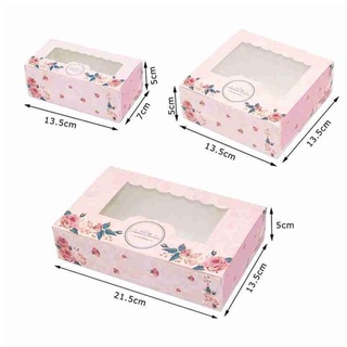 2/4/6/8 piezas de 63-80G luna caja de tarta, caja, caja de embalaje de huevo tarta tarta E0U9 (9)