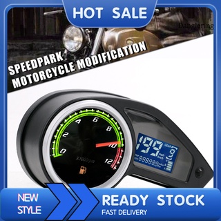 mt-pj mls085 medidor de motocicleta fácil de instalar pantalla lcd abs motocicleta digital velocímetro para autociclo