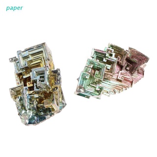 papel arco iris bismuth cristales 20g/50g metal mineral espécimen