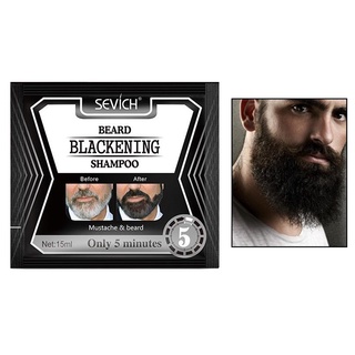 barba colorear oscurecimiento tinte champú color gradualmente bigote (15o (1)