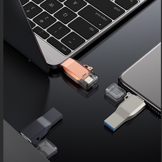 Memoria Flash USB De Metal De 128gb/512gb/1tb/OTG/Disco De 32gb/64gb Para iPhone Y PC 2 En 1 /