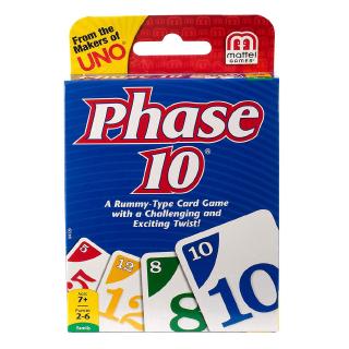 Phase 10 Estilos De Cartas juego De Cartas May Vary inglés versión divertida