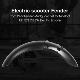 FENDER [elfi] juego de guardabarros trasero delantero para ninebot es1 es2 es3 es4 scooter eléctrico