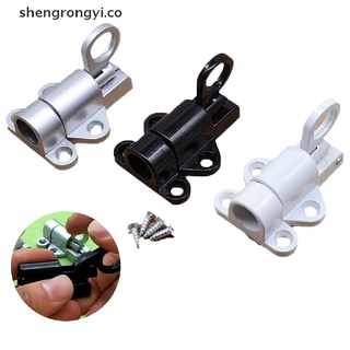 【shengrongyi】 Aluminum Alloy Door Latch Lock Window Gate Security Pull Ring Spring Bounce Home 【CO】
