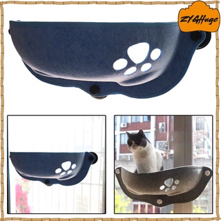 acogedor gato hamaca ventana ventana montado cómodo coche alféizar soleado cama ventosa descanso lavable almohadilla cojín asiento (3)
