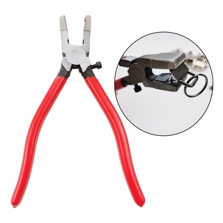 Heavy Duty Key Fob Pliers 8" Glass Cutting Pliers for Stained Glass Work (2)