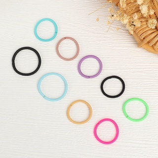FOOT 400PCS Hair Accessories Ponytail Hair Holder For Girls Rubber Bands Kids Hair Ties Small 2cm/2.5cm Elastic Colorful Fashion Thin Mini Hair Ropes (5)