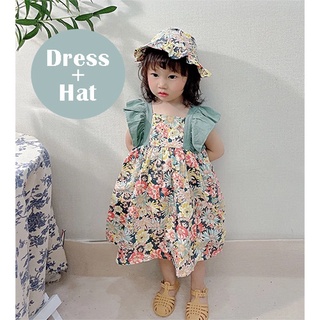 vestido floral de las niñas 2021 nuevos niños verano coreano sin mangas princesa vestido de bebé niñas vestido de verano moda