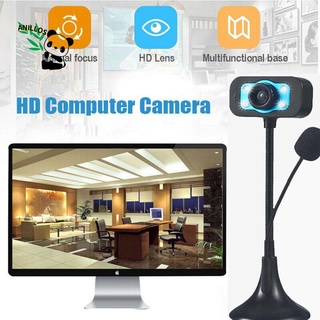 ANILLOS 1pc Caliente Nueva Cámara Web HD Transparente Suave Computadora Webcam Enfoque Automático Curso En Línea USB 2.0 Alta Calidad De Vídeo Ajustable Con Micrófono