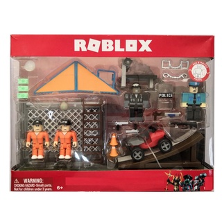 4 unids/set Virtual World Roblox Jailbreak Escape PVC figura de acción juguete colección modelo