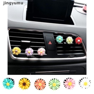 [jingy] 1pc ambientador de aire de coche clip de ventilación de flores perfume margarita coche salida de aire clip de perfume.