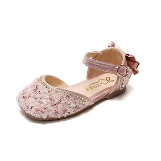 2021 primavera moda Baotou niñas sandalias princesa zapatos de cristal roto zapatos de bebé mostrar zapatos childre2021 [fgdsg884.my] (5)