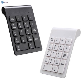 [sta] teclado digital inalámbrico portátil 2.4g usb numérico de 18 teclas mini teclado numérico para laptop pc notebook escritorio