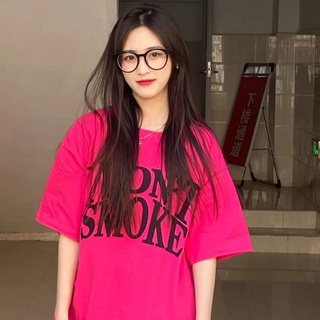 Suelto estilo coreano moda todo-partido camiseta de manga corta
