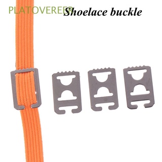 PLATOVEREER 4Pcs/8Pcs New No Tie Shoelaces Universal Fast Lacing Laces Buckle Quick Metal Shoelace Accessories Sports Lazy Shoelaces