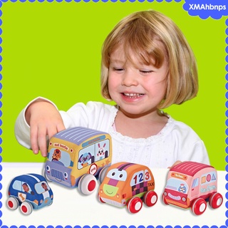 peluche tire hacia atrás coche bebé juguetes mini pullback empuje a lo largo del coche niño niña regalos