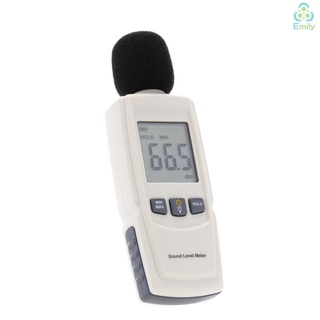 [*¡Nuevo!]Kkmoon LCD Digital medidor de nivel de sonido medidor de volumen de ruido instrumento de medición decibelios probador de monitoreo 30-130dB (8)