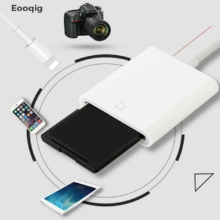Eooqig adaptador de tarjeta SD OTG lector de cámara para iPhone X, Xs Max, 8,9,10 iPad Pro ipod BR