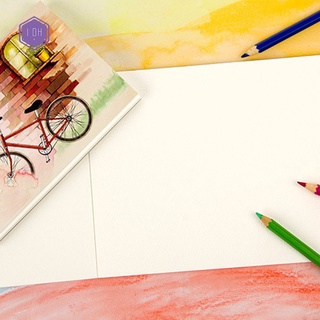 12 hojas de papel acuarela libro de bocetos dibujo cuaderno de bocetos pintura escuela estudiante suministros de arte (7)