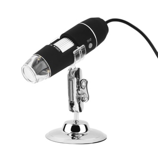 8 LED 1000X USB microscopio Digital endoscopio lupa de vídeo cámara soporte