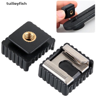 Tuilieyfish Flash Cold Hot Zapato Soporte Adaptador De Montaje De 1/4 " Tornillo Para Studio Speedight Trípode CO