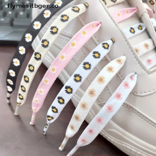 flyger daisy cordones de impresión plana zapato cordones de lona de alta parte superior zapatillas de deporte cordones.