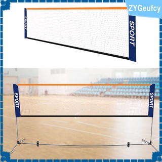 red de bádminton trenzada estándar portátil de malla fácil de configurar para patio de tenis