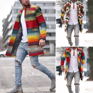 sudadera con capucha para hombre/chaqueta con capucha de invierno/abrigo delgado/abrigo de arcoiris