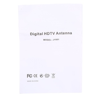 75Ohm interior Digital HDTV 25/35/50 millas de alcance antena amplificada Cable de 10 pies