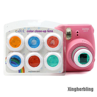 XHB 6 - filtros de lente de Color para cámara de película Fujifilm Instax Mini 7s/8/8+/9