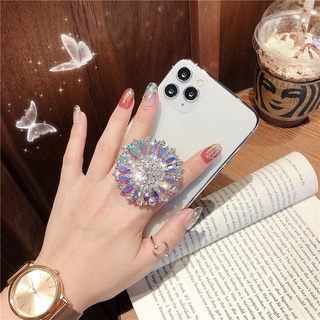 Soporte de teléfono inteligente con forma de flor de diamante/soporte para teléfono inteligente