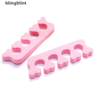 [bling] 10 piezas separadores de dedos de los pies de uñas separadores de dedos separadores de uñas de algodón