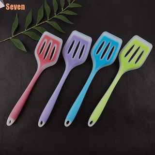 seven (¥)~silicona utensilios de cocina antiadherente juego de herramientas de cocina sartén cuchara pala frita